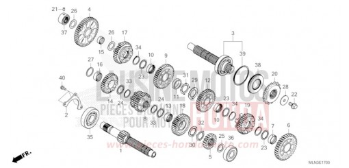 GETRIEBE (MT) CRF1100AR de 2024